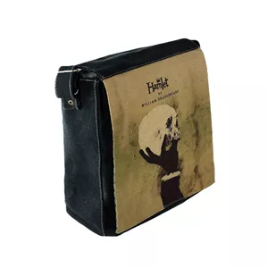 کیف رودوشی برزنتی مدل پستچی طرح Hamlet