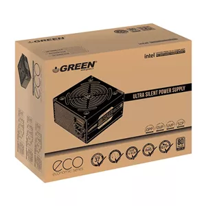 پاور کامپیوتر گرین GP300A-ECO Plus 80 Plus White توان 300 وات