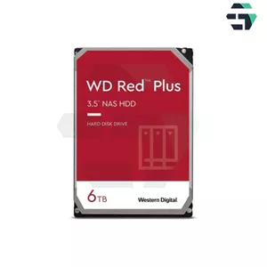 هارد WD Red Plus 6TB NASware نو | هارد وسترن دیجیتال مخصوص NAS و RAID