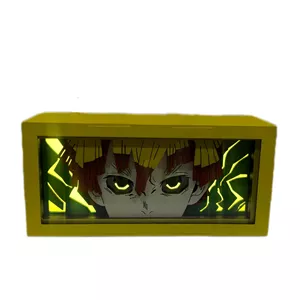 لایت باکس طرح زنیتسو انیمه شیطان کش (demon slayer)