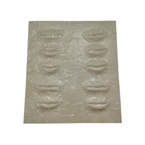 پوست مصنوعی طرحدار  برجسته لب 