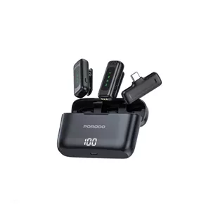 میکروفون بی سیم پرودو ۲ عددی PORODO LAVALIER MICROPHONE PD-LDMCLA