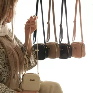 کیف مینی بگ دخترانه دوشی مدل مربعی رنگبندی