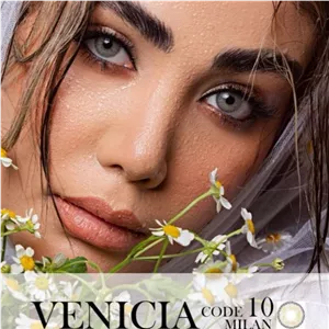 خرید لنز رنگی چشم ونیسیا Venicia مدل نیویورک New York کد 10 | لنز سالانه طبیعی و نرم
