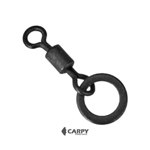 دوراهی میکرو رینگ دار (سایز ۲۰) ۱۰ عددی کارپی | CARPY SIZE #20 MICRO RING SWIVEL 10pcs