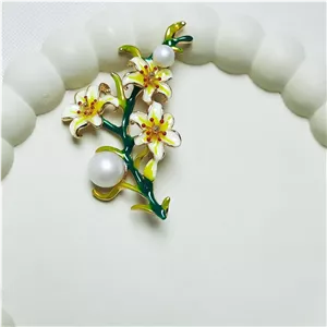 گل سینه میناکاری آبکاری رادیوم