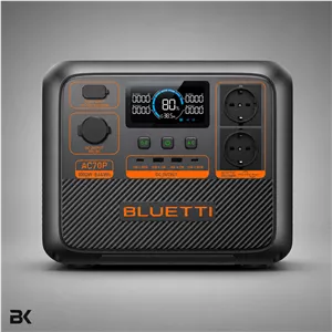 پاور استیشن 1000 وات بلوتی مدل BLUETTI AC70P ظرفیت 864 وات‌ساعت