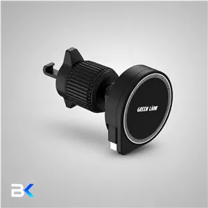هولدر شارژر گرین لاین GH-17 | مگ‌سیف، شارژ بی‌سیم 15 وات و بازوی قابل تنظیم