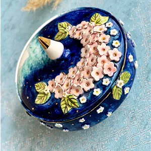 آجیل و شکلات خوری شکلاتخوری دستساز طرح گلایل 