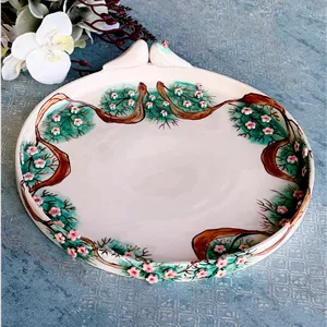 دیس شیرینی خوری دستساز چینی 