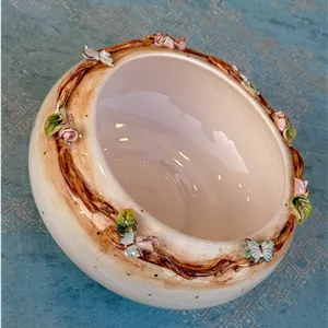 کاسه آجیل خوری دستساز چینی طرح نارمین