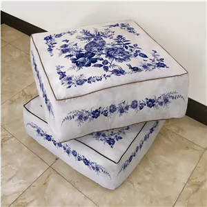 نشیمن مکعب، مخمل، بالشتک داخلی الیاف ویسکوز ، کد: CU50-76/1، ( قیمت برای 1 عدد )