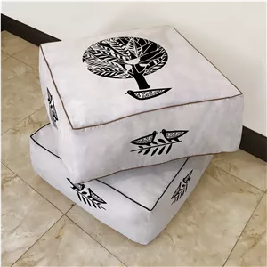 نشیمن مکعب، مخمل، بالشتک داخلی الیاف ویسکوز، کد: CU50-08، ( قیمت برای 1 عدد )