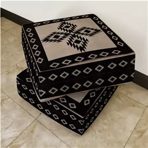 نشیمن مکعب، مخمل، بالشتک داخلی الیاف ویسکوز ، کد: CU50-82، ( قیمت برای 1 عدد )