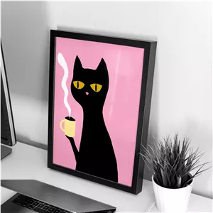 تابلو و فریم black cat