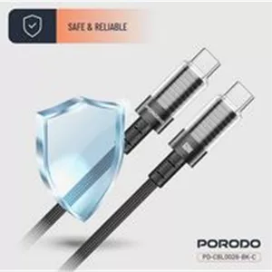 کابل تبدیل USB-C پرودو مدل PD-CBL0026-BK-C طول 1.2 متر