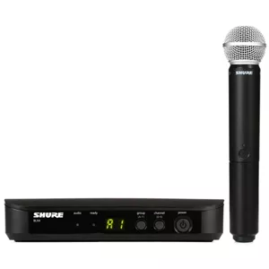 میکروفن بی سیم وکال دستی SHURE مدل Blx24/SM58(اصلی)