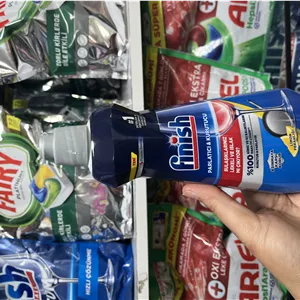 مایع جلادهنده و خشک‌کننده ماشین ظرفشویی فینیش (Finish) مدل Lemon حجم ۴۰۰ میلی‌لیتر