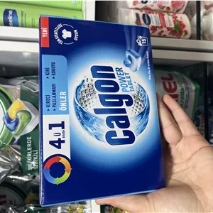 قرص جرم‌گیر و محافظ ماشین لباسشویی کالگون (Calgon) مدل 4in1 بسته ۱۵ عددی