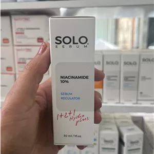 سـرم نـیـاسـیـنـامـید ۱۰٪soloسولو (Sebum Regulator) مـدل Hydra Plus