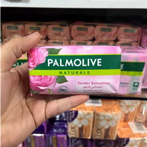 صـابـون طـبـیـعی پـالـمـولـیـو (Palmolive) مـدل Tender Sensation حـاوی شـیـر و روغـن رُز - ۱۷۰ گـرم