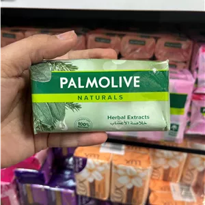 صـابـون طـبـیـعی پـالـمـولـیـو (Palmolive) مـدل Herbal Extracts حاوی عصاره ۵ گیاه و روغن درخت چای - ۱۷۰ گـرم