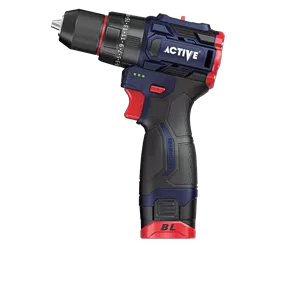 دریل پیچگوشتی چکشی براشلس 2 سرعته 400 وات اکتیو مدل AC-3216BL