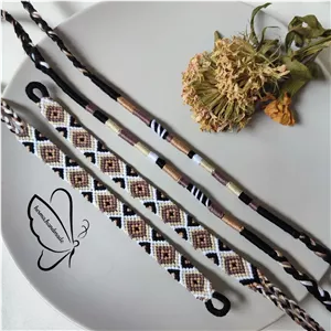 دستبند ست طرح لوزی هیپی