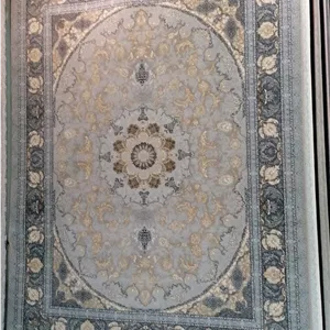 فرش ۷۰۰ شانه طرح روژینا دودی کاشان – تراکم ۲۵۵۰.