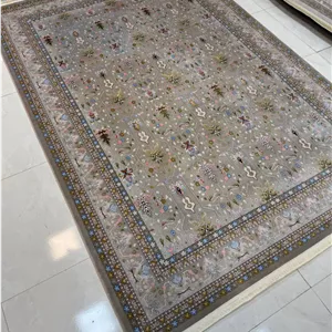 فرش 1200 شانه کاشان طرح افشان جدید – تراکم بالا مخصوص پذیرایی و جهیزیه.