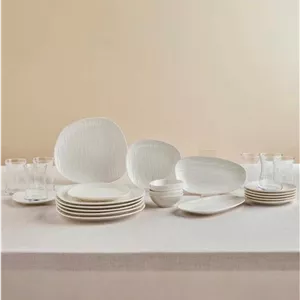 سرویس صبحانه 26 پارچه 6 نفره کاراجا مدل Oyster