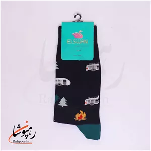 جوراب ساق‌دار طرح کمپ آرام السوان (ELSWAN)