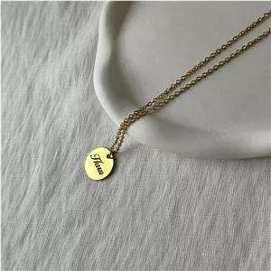 گردنبند سکه ای با حکاکی دلخواه