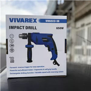دریل چکشی دوحالته ۶۵۰ وات ویوارکس مدل VR6513-IDD همراه با دسته جانبی ضد لرزش