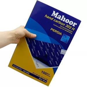 کاربن آبی A4- cm 21*33 بسته 100 عددی