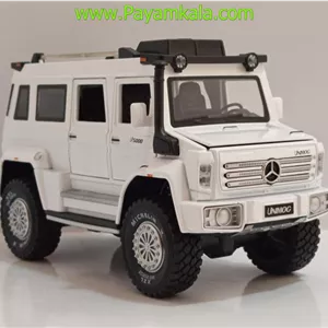 ماکت فلزی مرسدس بنز یونیماگ سفید (Mercedes-Benz Unimog U5000 1:24 XHO)