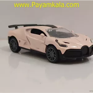 ماشین فلزی بوگاتی کوچک صورتی (TIANDU 1:39) (3902-2)