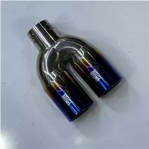 سر اگزوز rc دو لول هفت رنگ استیل hks
