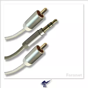 کابل کنفی ١ به 2 صدا استریو به جک RCA فرانت - یک مترFN-A2CW10
