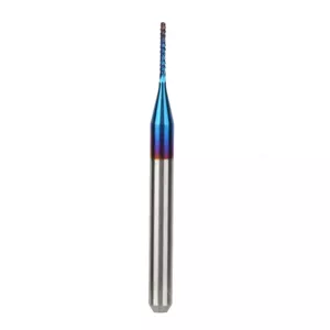 فرز برشکاری و حکاکی کارباید پوشش آبی 0.8x3.175mm