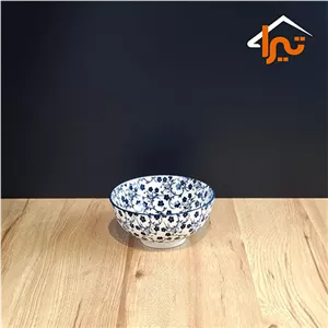 کاسه گل آبی پاشاهوم سایز 6 اینچ کد 1725