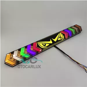 چراغ استپ سوم مولتی کالر STCOمناسب 12V و 24V با افکت کامل هشدار و راهنما