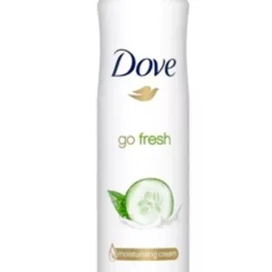 اسپری داو زنانه رایحه خیار و چای سبز مدل go fresh محافظت 48 ساعته حجم 250 میل
