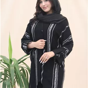 مانتو بلند مشکی الیزابت_کد2071