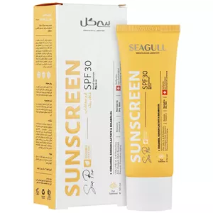 کرم ضدآفتاب بی رنگ SPF 30  سی گل