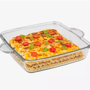 تابه شیشه ای مربع 3 ليتر ليمون