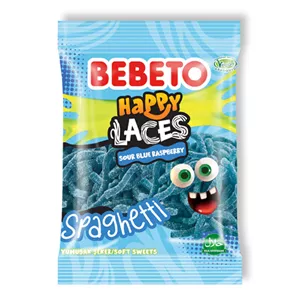 پاستیل ببتو اسپاگتی آبی Bebeto Spaghetti