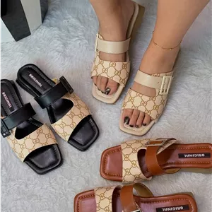 صندل تخت لاکچری مدل گوچی دخترانه راحت و سبک روفرشی