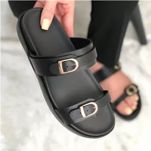 صندل زارا دو سگک زنانه و دخترانه مشکی و عسلی