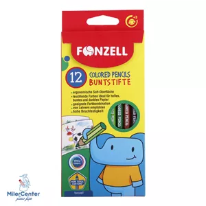 آبرنگ 24 رنگ فونزل مدل قرصی (FONZEL)